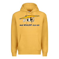 Mustard what wouldnt jesus do Premium Hoodie - artisFamous