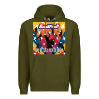 Army Green reel big fish why do they rock so hard Premium Hoodie - artisFamous