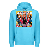 Ocean Blue reel big fish why do they rock so hard Premium Hoodie - artisFamous