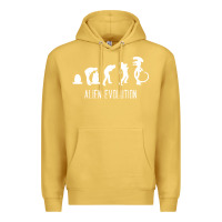 Antique Gold alien evolution Premium Hoodie - artisFamous