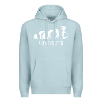 Blue Mist alien evolution Premium Hoodie - artisFamous