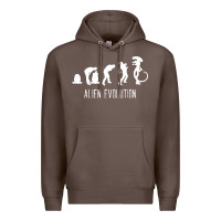 Coffee alien evolution Premium Hoodie - artisFamous