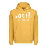 Mustard alien evolution Premium Hoodie - artisFamous