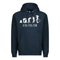 Navy alien evolution Premium Hoodie - artisFamous