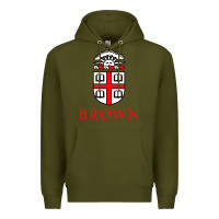 Army Green brown university Premium Hoodie - artisFamous