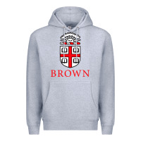 Heather Grey brown university Premium Hoodie - artisFamous