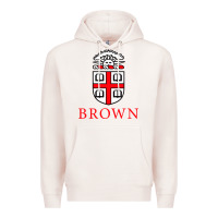 Pale Pink brown university Premium Hoodie - artisFamous