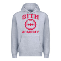 Heather Grey sith academy Premium Hoodie - artisFamous