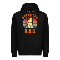 Black rbg Premium Hoodie - artisFamous