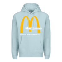 Blue Mist marijuana over 1 million stoned Premium Hoodie - artisFamous