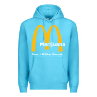 Ocean Blue marijuana over 1 million stoned Premium Hoodie - artisFamous