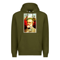 Army Green lee Confederate General Premium Hoodie - artisFamous
