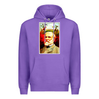 Purple lee Confederate General Premium Hoodie - artisFamous