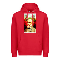 Red lee Confederate General Premium Hoodie - artisFamous