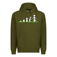 Army Green lego Premium Hoodie - artisFamous