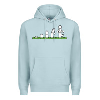 Blue Mist lego Premium Hoodie - artisFamous