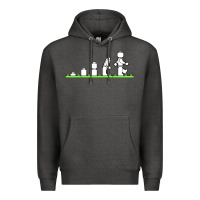 Charcoal Heather lego Premium Hoodie - artisFamous