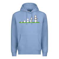 Colony Blue lego Premium Hoodie - artisFamous
