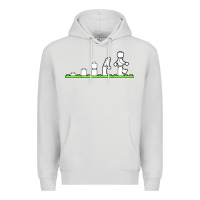 Dove Grey lego Premium Hoodie - artisFamous