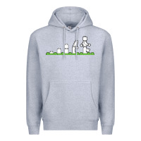 Heather Grey lego Premium Hoodie - artisFamous