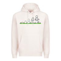 Pale Pink lego Premium Hoodie - artisFamous