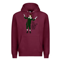 Burgundy berries and cream Premium Hoodie - artisFamous