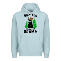 Blue Mist only you can prevent drama llama Premium Hoodie - artisFamous