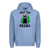 Colony Blue only you can prevent drama llama Premium Hoodie - artisFamous