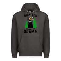 Smoke only you can prevent drama llama Premium Hoodie - artisFamous