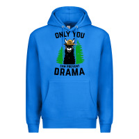True Royal only you can prevent drama llama Premium Hoodie - artisFamous