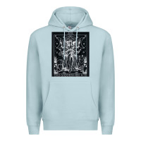 Blue Mist hecate tarot card triple moon goddess witch wiccan pagan Premium Hoodie - artisFamous