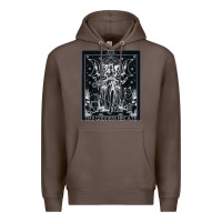 Coffee hecate tarot card triple moon goddess witch wiccan pagan Premium Hoodie - artisFamous