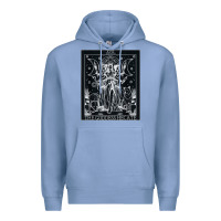 Colony Blue hecate tarot card triple moon goddess witch wiccan pagan Premium Hoodie - artisFamous