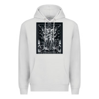 Dove Grey hecate tarot card triple moon goddess witch wiccan pagan Premium Hoodie - artisFamous