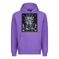 Purple hecate tarot card triple moon goddess witch wiccan pagan Premium Hoodie - artisFamous