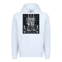 White hecate tarot card triple moon goddess witch wiccan pagan Premium Hoodie - artisFamous