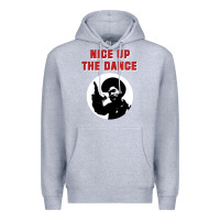 Heather Grey nice up the dance Premium Hoodie - artisFamous