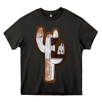Asphalt Leather Cowhide Cactus Heavy Core Tee - RanaPortraitStore