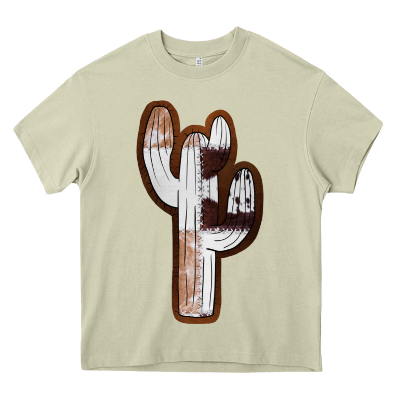 Leather Cowhide Cactus Heavy Core Tee by RanaPortraitStore | Teevron
