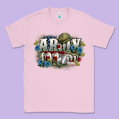 Army Mom Mother's Day Classic Tee Designed By Fadigitalartstudio