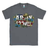 Charcoal Heather Army mom Mother's Day Classic Tee - FaDigitalArtStudio