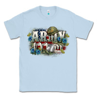 Dusty Blue Army mom Mother's Day Classic Tee - FaDigitalArtStudio