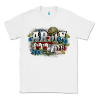 White Army mom Mother's Day Classic Tee - FaDigitalArtStudio