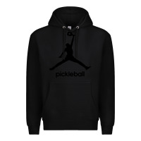 Black funny pickleball Premium Hoodie - artisFamous