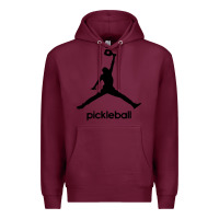 Burgundy funny pickleball Premium Hoodie - artisFamous