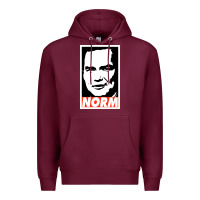 Burgundy norm macdonald Premium Hoodie - artisFamous