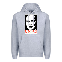Heather Grey norm macdonald Premium Hoodie - artisFamous