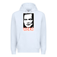 White norm macdonald Premium Hoodie - artisFamous