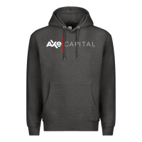 Charcoal Heather axe capital Premium Hoodie - artisFamous