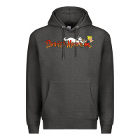 Charcoal Heather Dennis the Menace funny cartoon movie Premium Hoodie - artisFamous